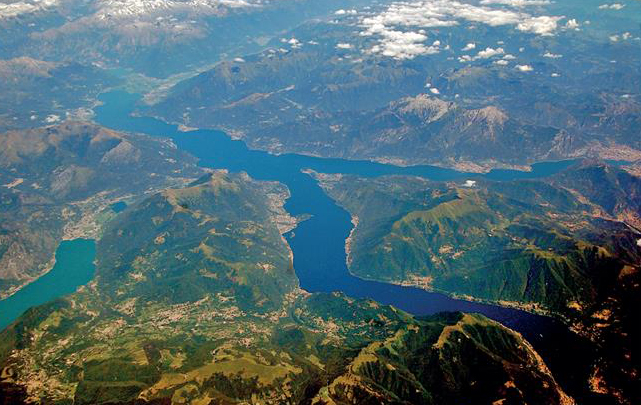 L’origine del Lago di Como, degli altri laghi Prealpini e della pianura Padana